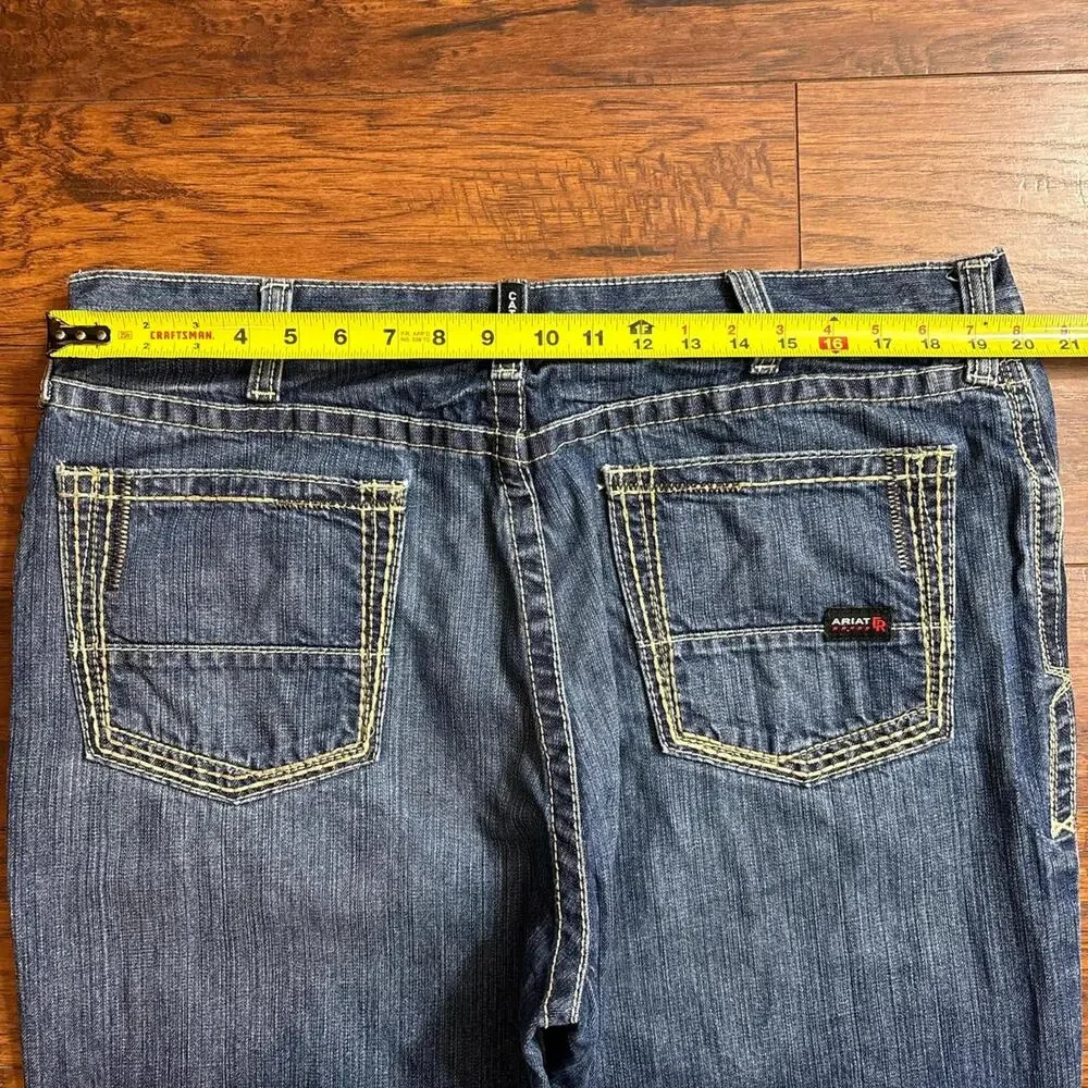 Ariat FR M4 Low Rise Bootcut Flame Resistant Denim Jeans Size 40X32 - Picture 7 of 8